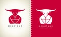 Minotaur logo vector